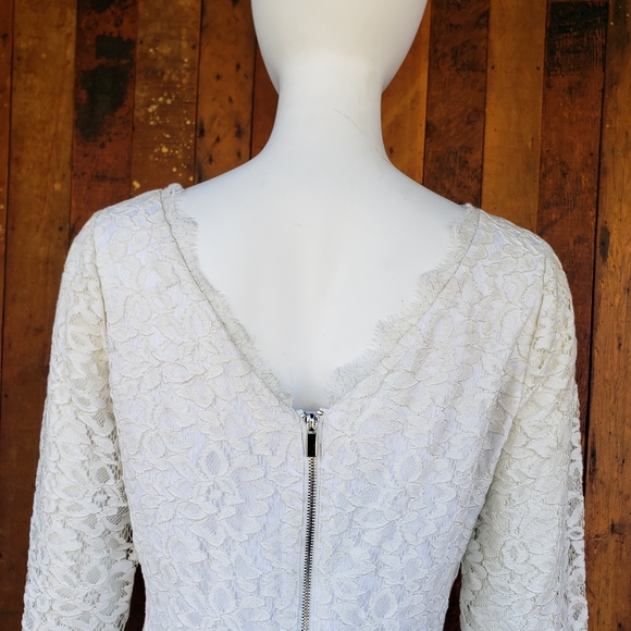 Diane Von Furstenberg Zarita White Lace Dress - Picture 7 of 16